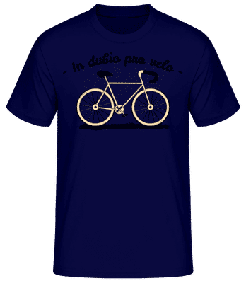 In Dubio Pro Velo - Pánske basic tričko - Namornícka modrá - Predné