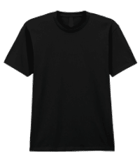 Männer T-Shirt Gildan - Schwarz - Vorne