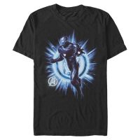 Marvel - Avengers Endgame - Iron Man Ironman Endgame - Hombres Camiseta - Negro - delante