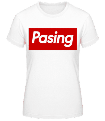 Pasing - Frauen T-Shirt B&C - Weiß - Vorne