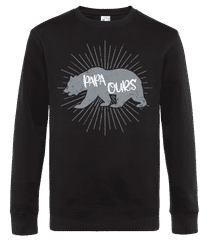 Papa Ours Gris · Sweat-shirt standard pour homme