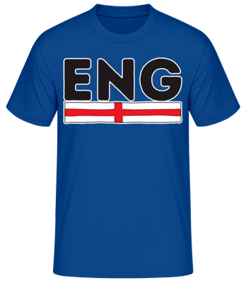 Football Angleterre - T-shirt standard Homme - Bleu royal - Devant
