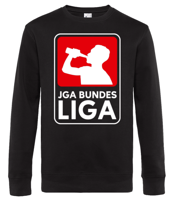Vorschau: JGA Bundesliga - Männer Standard Pullover - Schwarz - Vorne