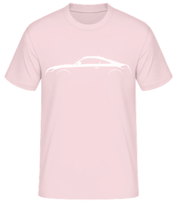 'Audi TT 2006' Silhouette - T-shirt standard Homme - Rose - Devant