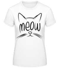 Meow - T-shirt standard Femme - Blanc - Devant