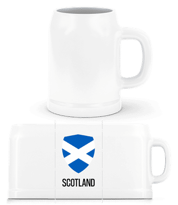 Scotland - Jarra de cerveza - Blanco - delante
