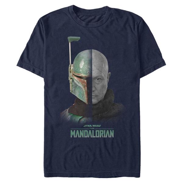 Aperçu: Star Wars - The Mandalorian - Boba Fett MandoMon Epi6 Counted - Homme T-shirt - Bleu marine - Devant