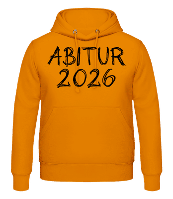 Abitur 2025 - Männer Hoodie - Orange - Vorne