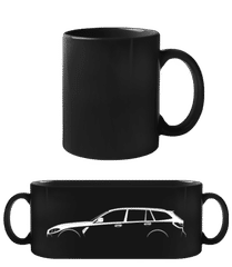 'BMW M3 Touring (G81)' Silhouette · Schwarze Tasse