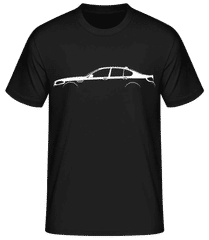 'BMW M5 F10' Silhouette · Pánské basic tričko
