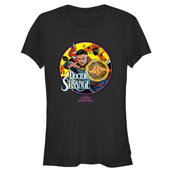 Aperçu: Marvel - Doctor Strange - Docteur Strange Hero Badge - Femme T-shirt - Noir - Devant