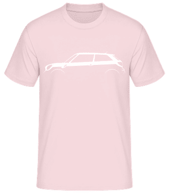 'Mini Cooper Paceman (R61)' Silhouette - Pánske basic tričko - Ružová - Predné