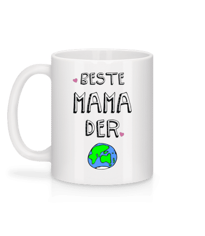 Beste Mama Der Welt - Tasse - Weiß - Hinten
