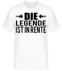 Die Legende Ist In Rente · Männer T-Shirt B&C