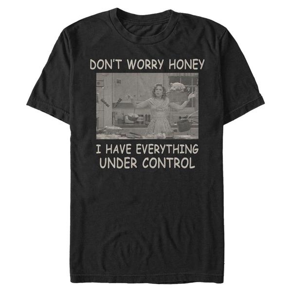 Aperçu: Marvel - WandaVision - La Sorcière rouge Under Control - Homme T-shirt - Noir - Devant