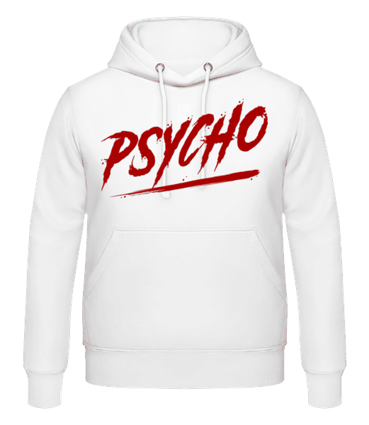 Aperçu: Psycho - Sweat à capuche Homme - Blanc - Devant