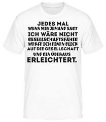 Nicht Gesellschaftsfähig · Männer Basic T-Shirt