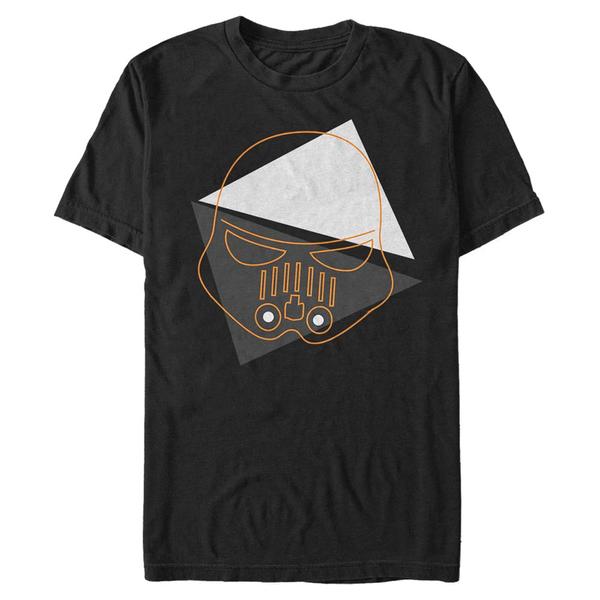 Aperçu: Star Wars - Stormtrooper Spooky Trooper Lines - Homme T-shirt - Noir - Devant