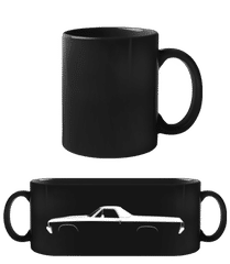'Chevrolet El Camino SS' Silhouette · Schwarze Tasse