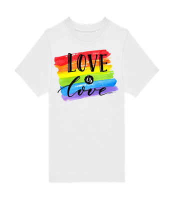 Love Is Love - T-shirt homme B&C - Blanc - Devant