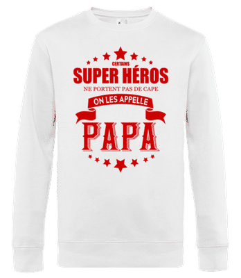 Super Héros Sans Cape - Sweat-shirt standard pour homme - Blanc - Devant