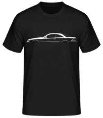 'Mercedes CL C215' Silhouette · Pánské basic tričko