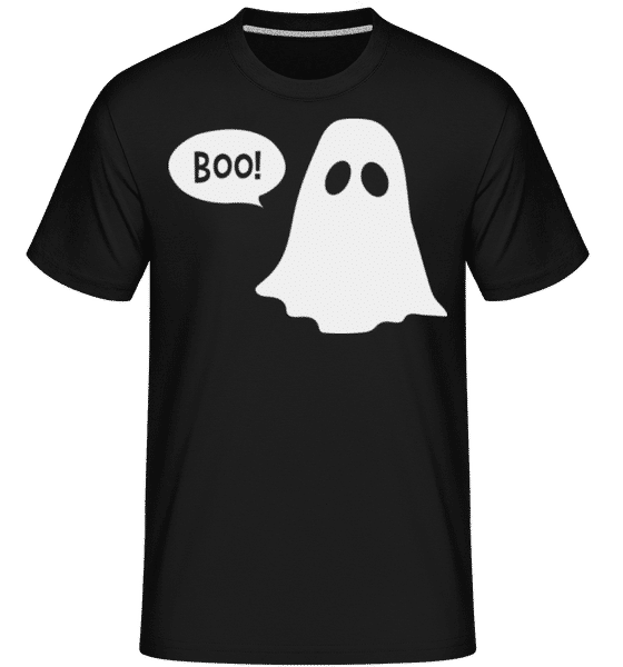 Aperçu: Boo -  T-Shirt Shirtinator homme - Noir - Devant