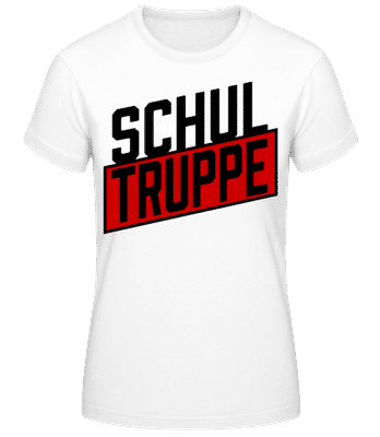 Schul Truppe - Frauen T-Shirt B&C - Weiß - Vorne