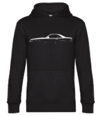 'Mercedes-Benz SL Hard. R129' Silhouette - Men’s Standard Hoodie - Black - Front