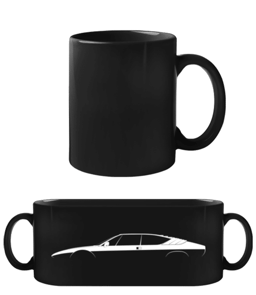 Preview: 'Lamborghini Urraco' Silhouette - Black Mug - Black - Front