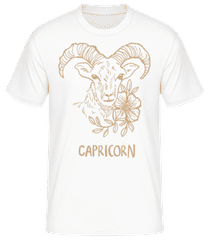 Scribble Style Zodiac Sign Capricorn · Men's B&C T-Shirt