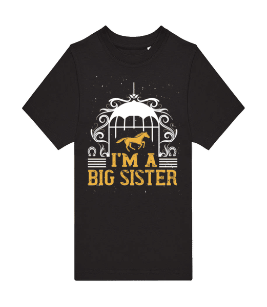 Aperçu: I'm A Big Sister - T-shirt homme B&C - Noir - Devant