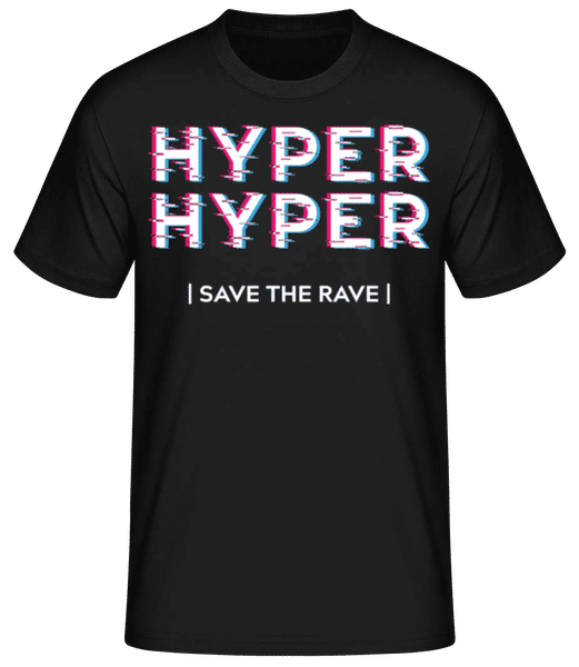 Aperçu: Hyper Hyper - T-shirt standard Homme - Noir - Devant