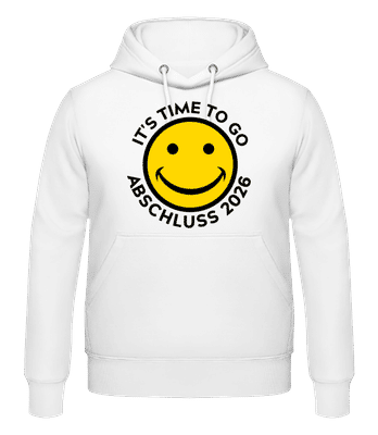 Its Time To Go Abschluss 2025 - Männer Hoodie - Weiß - Vorne