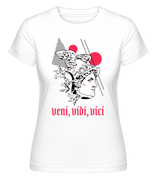 Veni Vidi Vici -  T-shirt Shirtinator femme - Blanc - Devant