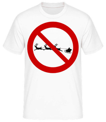 anti Christmas - Pánske basic tričko - Biela - Predné