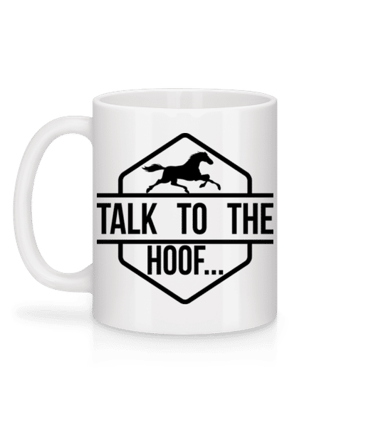 Aperçu: Talk To The Hoof - Mug en céramique blanc - Blanc - Derrière