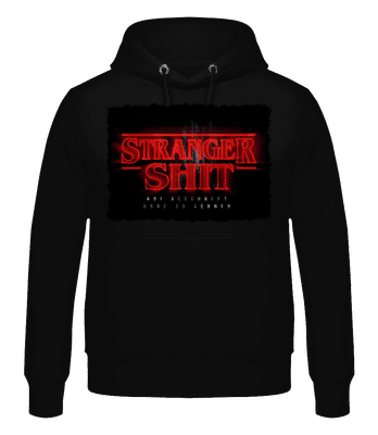 Stranger Shit Abi Geschafft Ohne Lernen - Männer Hoodie - Schwarz - Vorne