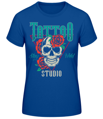 Stay Wild Studio - Women's Basic T-Shirt - Royal blue - Front