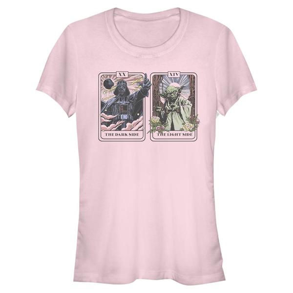 Aperçu: Star Wars - Vader & Yoda Vader Yoda Tarot - Femme T-shirt - Rose - Devant