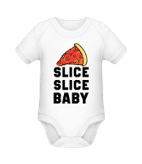 Pizza Slice Slice Dětská - Bio body pro děti - Bílá - Napřed
