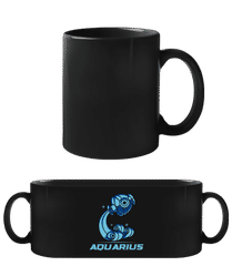 Mecha Robotic Zodiac Sign Aquarius · Schwarze Tasse