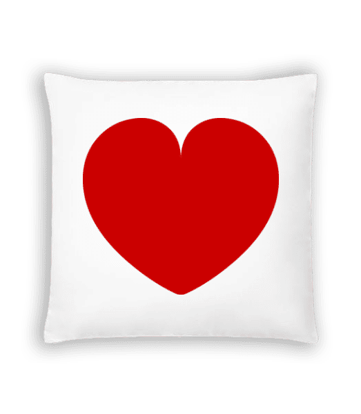 Aperçu: Cœur - Coussin - Blanc - Devant