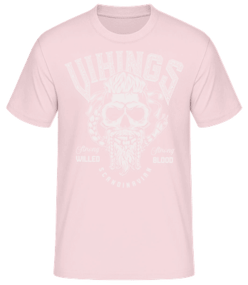 Vikings Scandinavian - T-shirt standard Homme - Rose - Devant