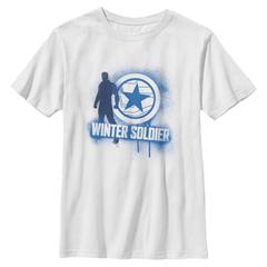 Marvel - Falcon et le soldat de l'hiver - Winter Soldier Spray Paint - Enfant T-shirt