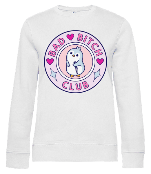 Aperçu: Bad Btch Club - Sweat-shirt standard pour femme - Blanc - Devant