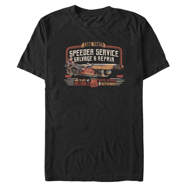 Aperçu: Star Wars - The Mandalorian - Speeder Vanth Service - Homme T-shirt - Noir - Devant