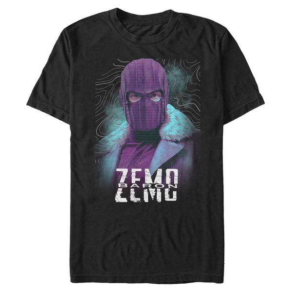 Aperçu: Marvel - Falcon et le soldat de l'hiver - Baron Zemo Zemo Purple - Homme T-shirt - Noir - Devant