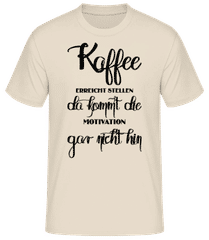 Kaffee Ist Pure Motivation smart · Männer Basic T-Shirt