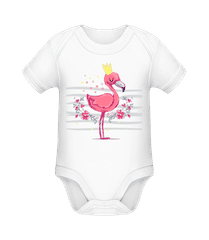 Royal Flamingo · Body manches courtes bio